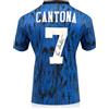 Exclusive Memorabilia Maglia blu del Manchester United autografata da Eric Cantona