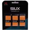 S SIUX Siux - Overgrip Elite X3 Arancione - Confezione da 3 Overgrip per paddle e tennis, antiscivolo con alto assorbimento del sudore, massimo controllo, comfort e durata