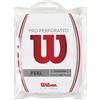 Wilson Tennis MANICO Band Pro Overgrip Perforated 12er Pack, Donna, bianco