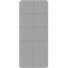 Generic Tappetino Fitness Pieghevole Portatile Materassino Pieghevole Compatto Materassino in Schiuma per Bambini, Casa, Grigio, 183x60x0.6cm