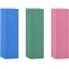 lasuroa 3pz Pietre Abrasive in Gomma per Rimuovere Ruggine & Bave | Rosa 60+Verde 120+Blu 240 Granulometria Pietra Snowboard Levigatura Bordi Blocco Pietra Gomma per Attrezzatura Ski Snowboard