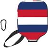 YQxwJL Copertura per pagaia in neoprene con stampa bandiera olandese, custodia protettiva con cerniera con tasca in rete e moschettone