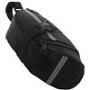 BRIGHTFUFU Borsa Sottosella Bici in Nylon Nero, Leggera, Riflettente | Montaggio Rapido, per Kit Riparazione e Cartucce Co2, Ciclismo su Strada e Uscite con Pioggia