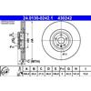 ATE 2x Disco freno ventilato 24.0130-0242.1 ATE per VOLVO XC90 II XC60 II