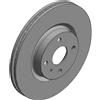 Zimmermann 2x Disco freno ventilazione interna 370.4407.20 ZIMMERMANN per MAZDA ABARTH