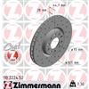 Zimmermann 2x Disco freno ventilazione interna 110.2224.52 ZIMMERMANN per ALFA ROMEO GIULIA