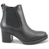 Valleverde 17201 nero scarpe donna stivaletto tacco zip elastico pelle 41 | Calzatura da donna versatile e confortevole, ideale per lavoro, passeggiate, tempo libero e outfit quotidiani.