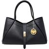 Chicca Borse Borsa a Mano Elegante da Donna con Tracolla in Pelle Martellata