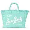 Saint Barth MC2 MC2 BORSA COLETTE IN LINO VERDE ACQUA - UNI
