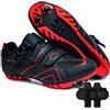 Treer Scarpe MTB Uomo Donna con 4 Buchi Blocco Pedale, 36-47EU (Unisex) Estate Scarpe Ciclismo Uomo Donna Equitazione MTB da Ciclismo da Bici