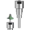 Generic Estensione albero per trapano fresatura Rod Gripper | Asta di prolunga per fresa per la macinazione di spazi ristretti fai da te e artigianato, smerigliatrice per mobili