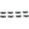 EcoLivzen 6pcs per motosega Master Link 3/8 0.063 Acciaio Parte di riparazione 6pcs | Confezione da 6 maglie master, passo 3/8 calibro 0,063, per acciaio pesante, riparazione rapida della catena