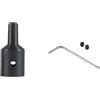 HaloModora Adattatore per mandrino per trapano in acciaio al carbonio 0,3-4 mm per | Acciaio al carbonio ad alta resistenza, lavorazione precisa, adatta a punte da 0,3-4 mm, finitura nera, grado industriale
