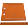 BEAZOOM Piastra guida portatile per taglio per progetti in legno e pietra (28 x 30 | Bachelite sintetica di elevata purezza, resistente all'usura, lunga durata, plastica robusta, essenziale per officina