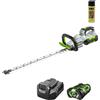 EGO HT2601E - Kit PROMO Tagliasiepi 66 cm - Batteria 2,5 Ah + Caricatore Standard
