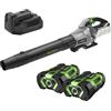 EGO LB 6151E 2B - Kit PROMO Soffiatore Foglie - Include 2 Batterie 2,5 Ah e Caricatore