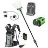 EGO LOTUS PLUS - Kit PROMO Scuotiolive con Zaino Portabatterie - Include Kit Battery 10 Ah e Caricatore Rapido