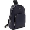 GUESS Uomo Borsa Milano Backpack Crossover Blu Navy