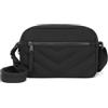 Miss Lulu Borsa a Tracolla Donna Piccola in Nylon, Design Trapuntato a V | Leggera 0,18 kg, Capacità 2,5 L, 6 Tasche e Tracolla Regolabile, Zip Coordinate per Shopping, Viaggi e Uso Quotidiano