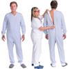 FERRUCCI COMFORT Pigiama Sanitario a Manica Lunga con Cerniera Posteriore, 100% Puro Cotone 9012/1 Uomo - Made in Italy - per pazienti con disabilità