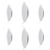 LEDLUX 6 Pezzi Faretto Pannello Led Da Incasso Soffitto Cartongesso Tondo 18W Diametro 225mm Foro 210mm (3000K)