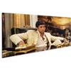 islandburner Quadro su tela di Al Pacino Scarface Tony Montana, stampa artistica da parete per i fan del film, panorama