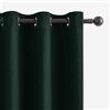 Ystyle Tende Oscuranti per Interni 2 Pezzi, 140x200 CM, Verde Scuro | Vintage Tende Camera da Letto Motivo in Rilievo, Tenda Oscurante Finestra con Anelli, Tenda Termica Isolante Freddo e Caldo