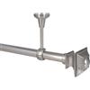 Sento Ø 25 mm Bastone per Tende Montaggio a Soffitto Effetto Acciaio Inox 200 cm Barocco