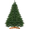CASARIA Albero di Natale Artificiale 180x110cm | Albero Premium, Artificiale, Finto, Legno Naturale, Rami Densi, PVC Stampato ad Iniezione, Abete Verde, Alberi Natale Finti