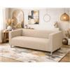 Sofa Pro La copertura di ricambio beige Klippan Loveseat è su misura per Ikea Klippan Loveseat Slipcover A-Sofa di ricambio beige scuro