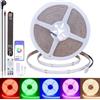 FOSUO RGBW Striscia LED COB Bianco Caldo 3000K 10M 24V CRI 90+ | Sincronizzazione Musicale Multicolore Dimmabile 7840LEDs Larghezza 12mm RGB+3000K Kit per Camera da Letto, Sala Giochi, Feste