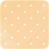 SaRani Tappeto Doccia Bagno Antiscivolo Quadrato con Ventose Bianco Azzurro Antimuffa (Arancione)