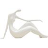 Uziqueif Statua di Donna, Scultura Donna Statua Yoga Statuetta Decorative Resina Soprammobili Regali, Soprammobile Decorativo per casa e Ufficio, 38cm