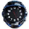 SosnSusn Orologio da parete personalizzato a tema casco da moto con nome Orologio, decorazione da parete in acrilico 2D per casa Regali di compleanno per gli amanti delle moto