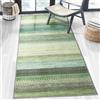 Floordirekt Tappeto passatoia Naxos, 80 x 250 cm, colore: blu | Tappeto passatoia realizzato su misura per cucina, corridoio e soggiorno