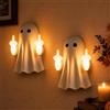 DQQYNAPTIX Luce da Parete Spaventosa Decorativa di Halloween, Lampada LED Fantasma con Dito Medio, Lampada Notturna Fantasma Carina con Gesto del Dito Medio, per Halloween, Camera da Letto, Soggiorno, 2 Pezzi