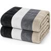Corredocasa Plaid in Pile Extra Morbido e Soffice con Elegante Trama Scozzese Made in Italy - Leggero e Confortevole - Coperta Perfetta per Divano, (Nero, Una Piazza e Mezzo 160x210)