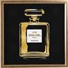 Kare Design Quadro Frame Fragrance, Oro/Nero, 80x80x4,7cm