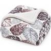 Corredocasa Plaid in Pile Extra Morbido e Soffice con Elegante Trama Scozzese - Leggero e Confortevole - Coperta Perfetta per Divano, Letto (Fantasia 1 Lana, Singolo 130x160)