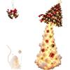 Generic Christmas Magic Trail - Lampada da parete A Little Xmas Magic, Right on | Luci LED calde, accenti fiocco di neve, scena villaggio invernale, montaggio a parete, decorazione per interni