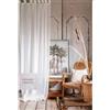 Blanc MARICLO Collezione Birkin Tenda con passanti 140 x 290 cm Bianco