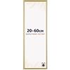 Dutch Frame Factory - Cornice 20x60 cm Oro - Plastica | Vetro acrilico antiriflesso, Montaggio a parete, Adatta per foto, poster o puzzle, Made in Holland