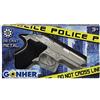 Gonher - Pistola delle Forze di Polizia a 8 Colpi, Colore Metallo (45/0) unisex