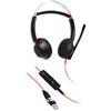HP Cuffie stereo Poly Blackwire 5220 Nero - 93S88AA