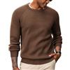 COOFANDY Maglione da uomo lavorato a maglia girocollo elegante a maniche lunghe Smart Business maglioni