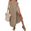 Koerye Donna Sarong Pareo da Spiaggia Long Beach Wrap Chiffon Beach Coverup | Gonna da Spiaggia Copricostumi e Parei Summer Gonna per Seaside Elegante Coverup Gonna Snellente con Allacciatura in Vita