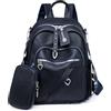 JANSBEN Zaino da donna in pelle, piccolo, elegante, moderno, antifurto, zaino da donna, impermeabile, mini zaino da donna, 2 in 1, per casual, scuola, viaggi, lavoro