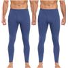 wirarpa Calzamaglia Termica Uomo Pantaloni in Cotone Pacco da 2 | Intimo Termico Uomo, Pantaloni Lunghi Termici, vestibilità Perfetta, Leggings