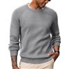 COOFANDY Maglione da uomo lavorato a maglia girocollo elegante a maniche lunghe Smart Business maglioni