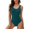 UMIPUBO Costume Intero Donna Schiena a U con Coppe Estraibili | Design con schiena a U, spalline larghe e coppe estraibili, ideale per nuoto, piscina, mare, spiaggia e vacanze